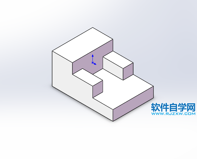 solidworks前視與上視基準(zhǔn)面拉伸切除畫(huà)圖