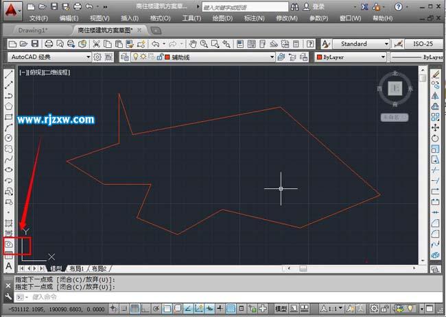 CAD2014軟件怎樣創(chuàng)建面域
