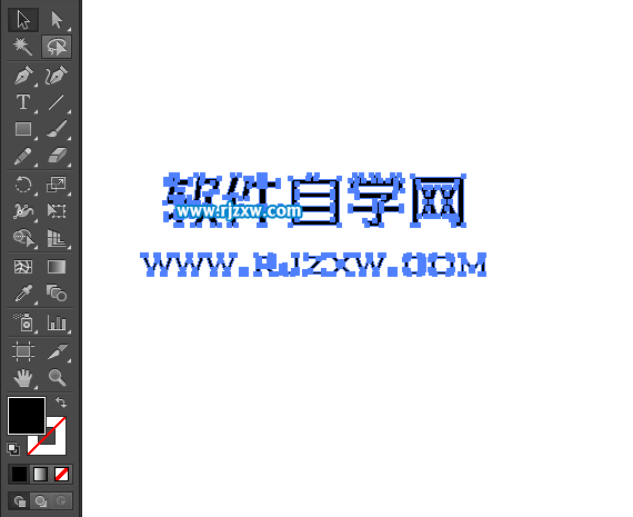 AI文字轉成曲線的二種方法