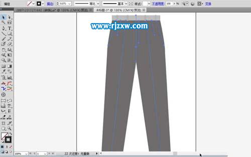 工作服怎么用AI軟件設計