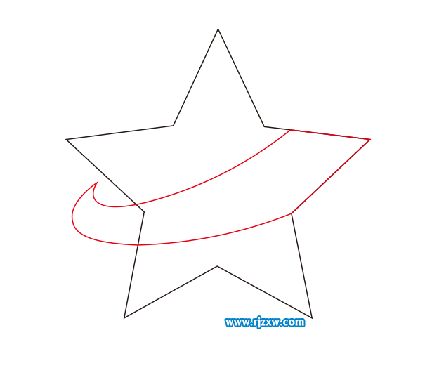 利用CDR多邊形設(shè)計五角星主題標(biāo)志