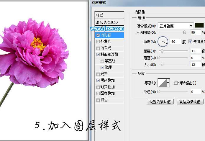 ps人物花瓣飛濺效果