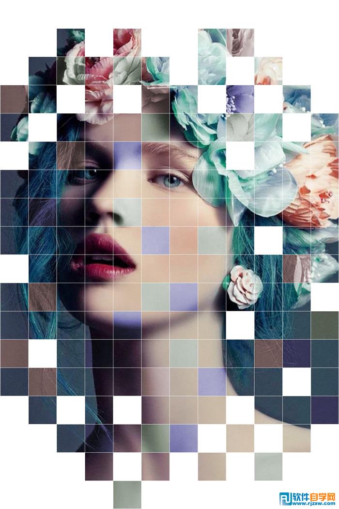 photoshop如何畫格子