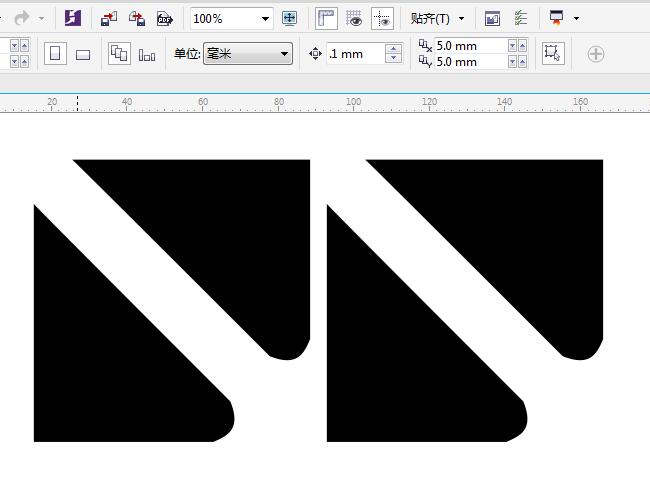 CoreldrawX7圓角怎么變直角