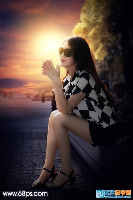 秋季唯美圖片調色處理