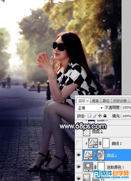 秋季唯美圖片調色處理