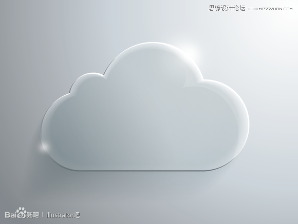 ai繪制圖標(biāo)之白云立體圖標(biāo)