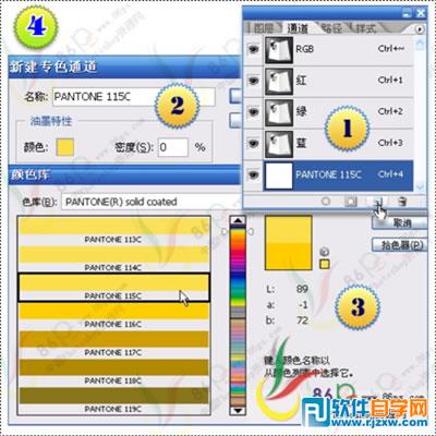 ps圖片做專色通道