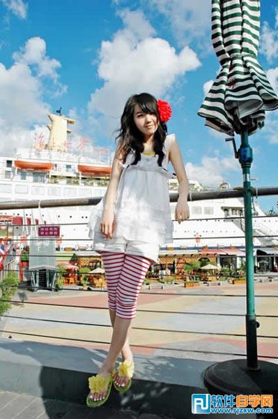 照片照歪了用ps調正