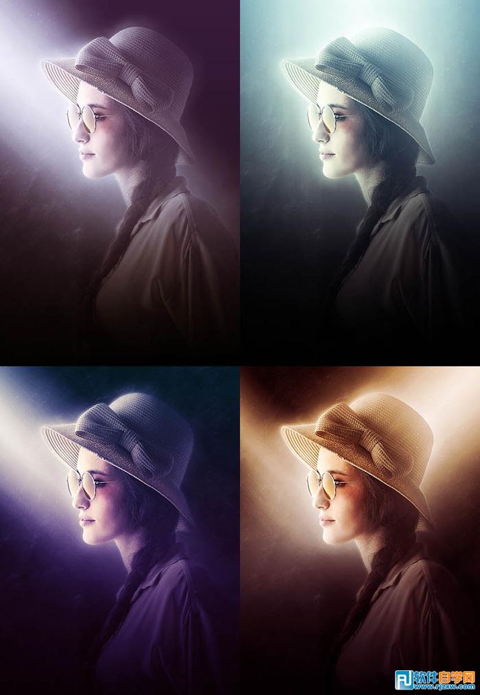 給室內南充女孩調些唯美效果