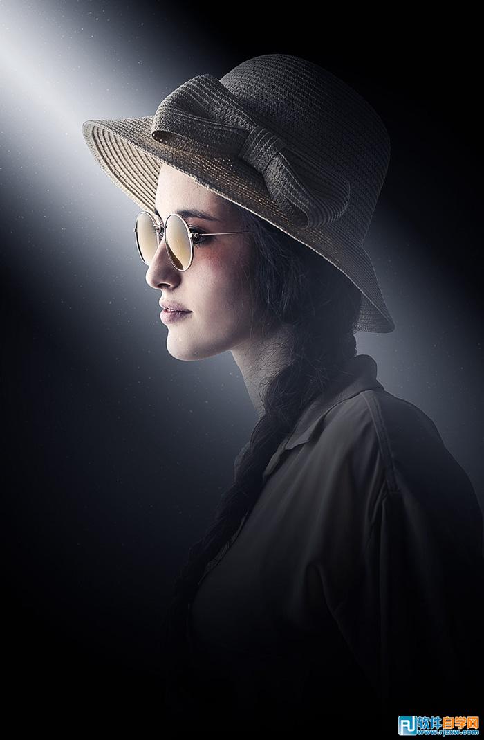 給室內南充女孩調些唯美效果