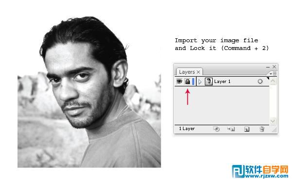 Illustrator CS6怎么把照片轉成抽象的線圖效果