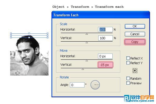 Illustrator CS6怎么把照片轉成抽象的線圖效果