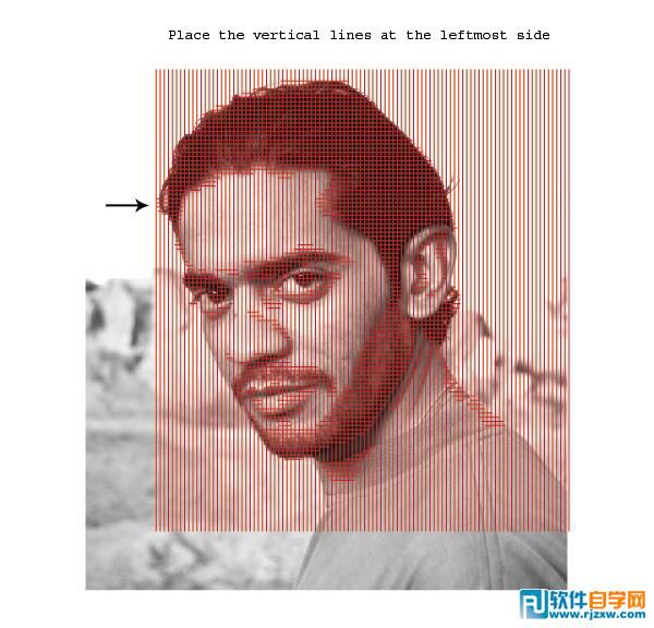 Illustrator CS6怎么把照片轉成抽象的線圖效果