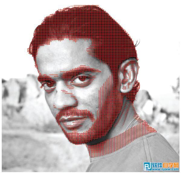 Illustrator CS6怎么把照片轉成抽象的線圖效果