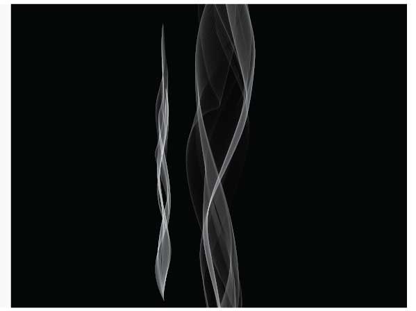 Illustrator CS6用煙霧筆刷設(shè)計(jì)白色煙霧