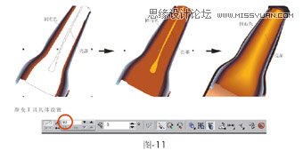 用Coreldraw X7設計精致啤酒廣告矢量圖效果
