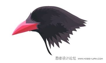 IllustratorCS6用色階畫法精細設計鳥類插畫