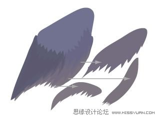 IllustratorCS6用色階畫法精細設計鳥類插畫