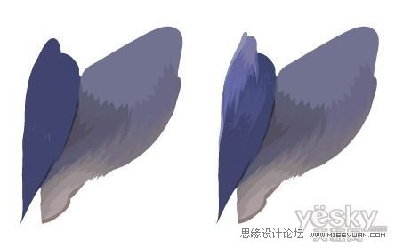 IllustratorCS6用色階畫法精細設計鳥類插畫