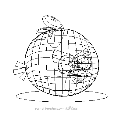 IllustratorCS6繪制逼真的瘋狂的小鳥