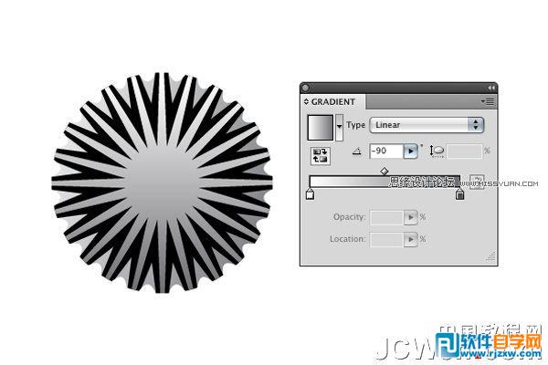 用Illustrator CS6教你怎么繪制可樂瓶蓋