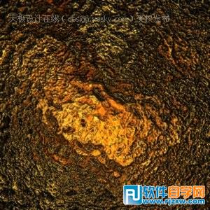 PS使用濾鏡制作銹跡斑斑的背景