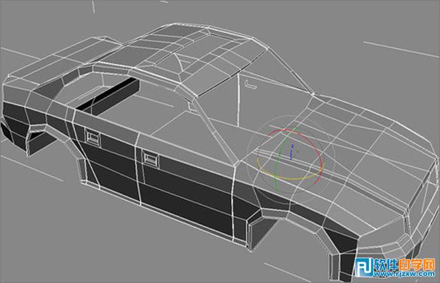 3DMAX制作汽車建模教程