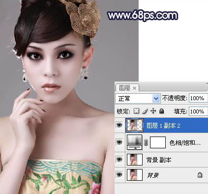 用PhotoShop把人物照片合成手繪水墨風格畫實例教程
