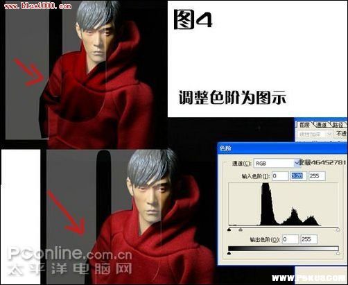 用PhotoShop去除圖片中半透明水印實例講解