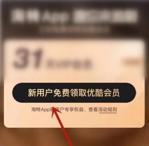 淘特怎么領(lǐng)取優(yōu)酷會(huì)員