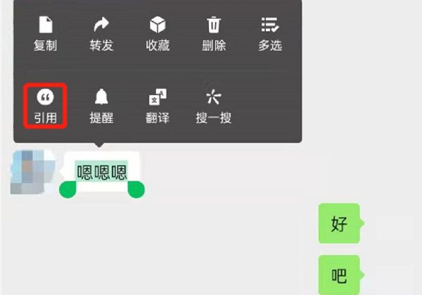 微信回復(fù)別人聊天記錄怎么帶上原話